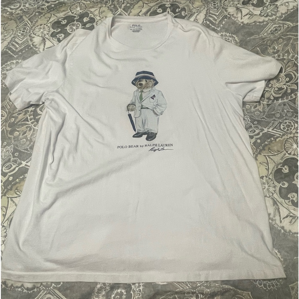 Polo Ralph Lauren Classy Bear print T shirt XXL